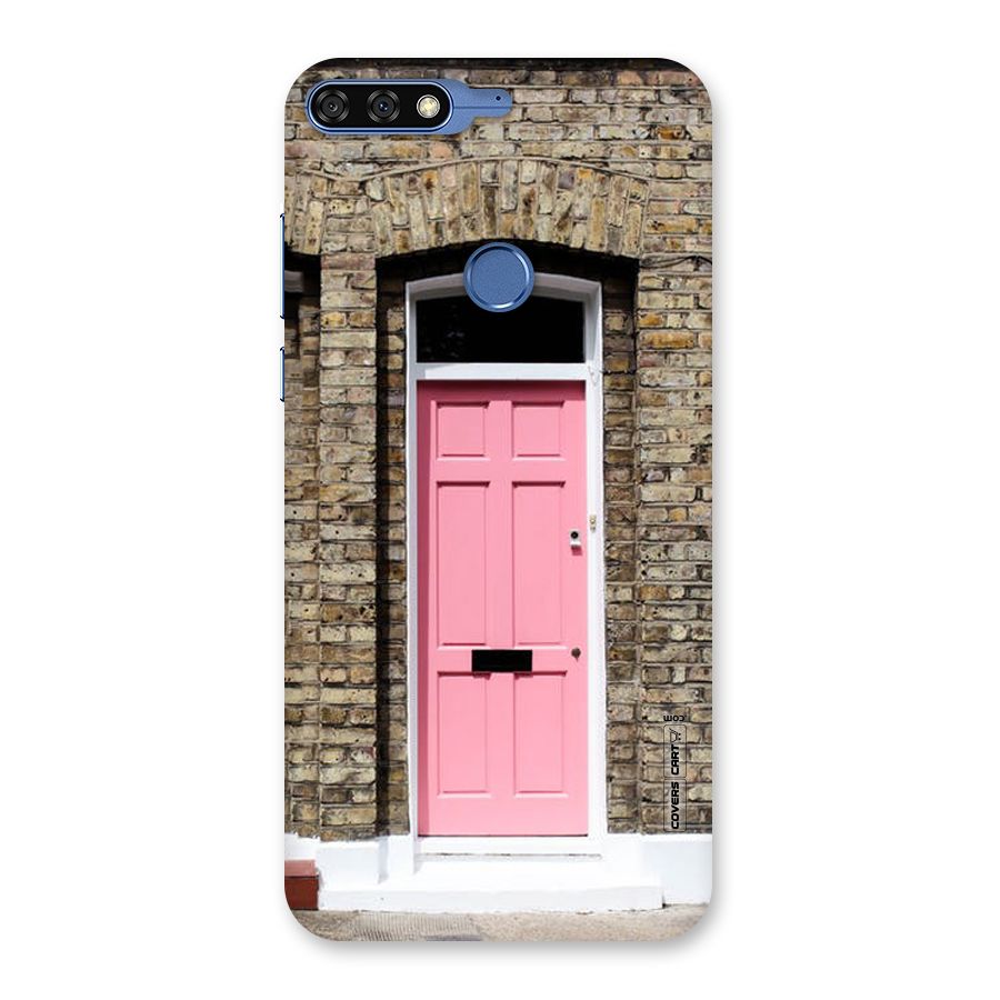 Pastel Pink Door Back Case for Honor 7C
