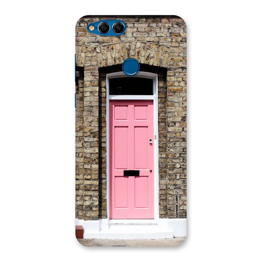 Pastel Pink Door Back Case for Honor 7X