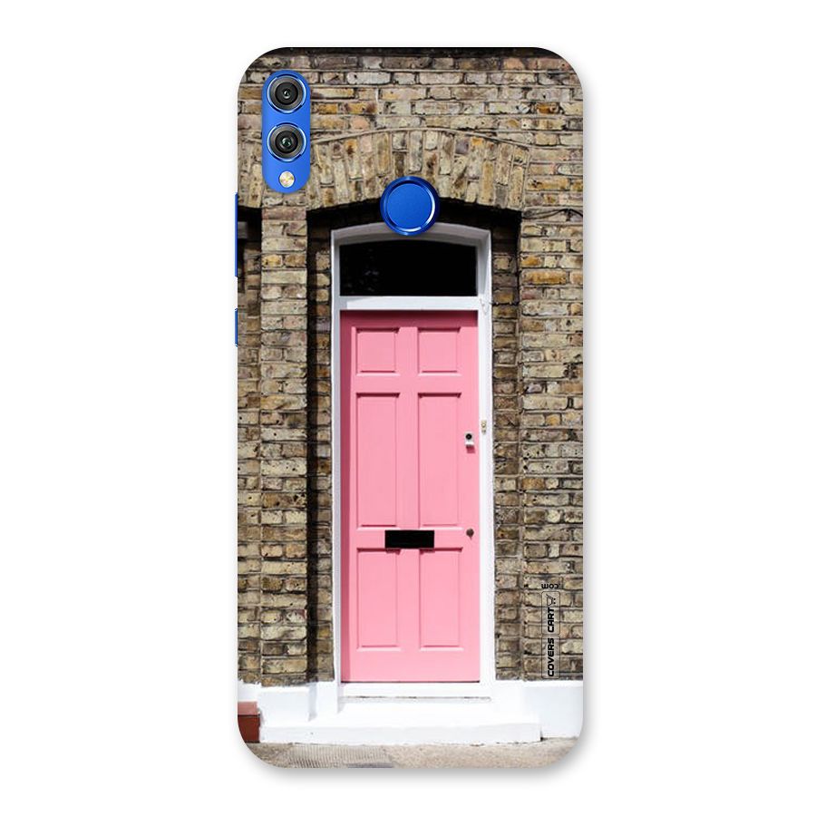 Pastel Pink Door Back Case for Honor 8X