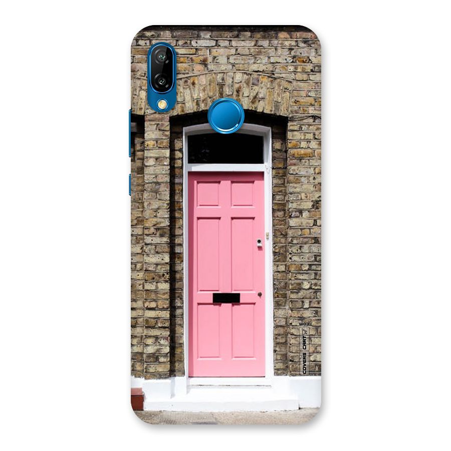 Pastel Pink Door Back Case for Huawei P20 Lite