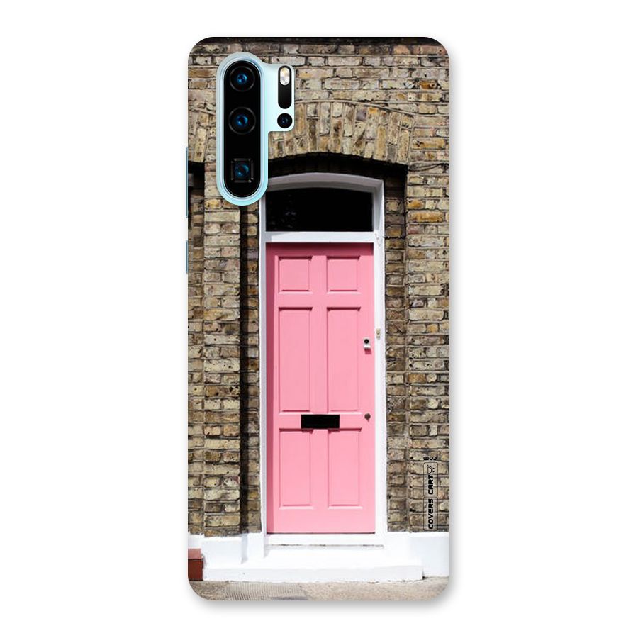 Pastel Pink Door Back Case for Huawei P30 Pro