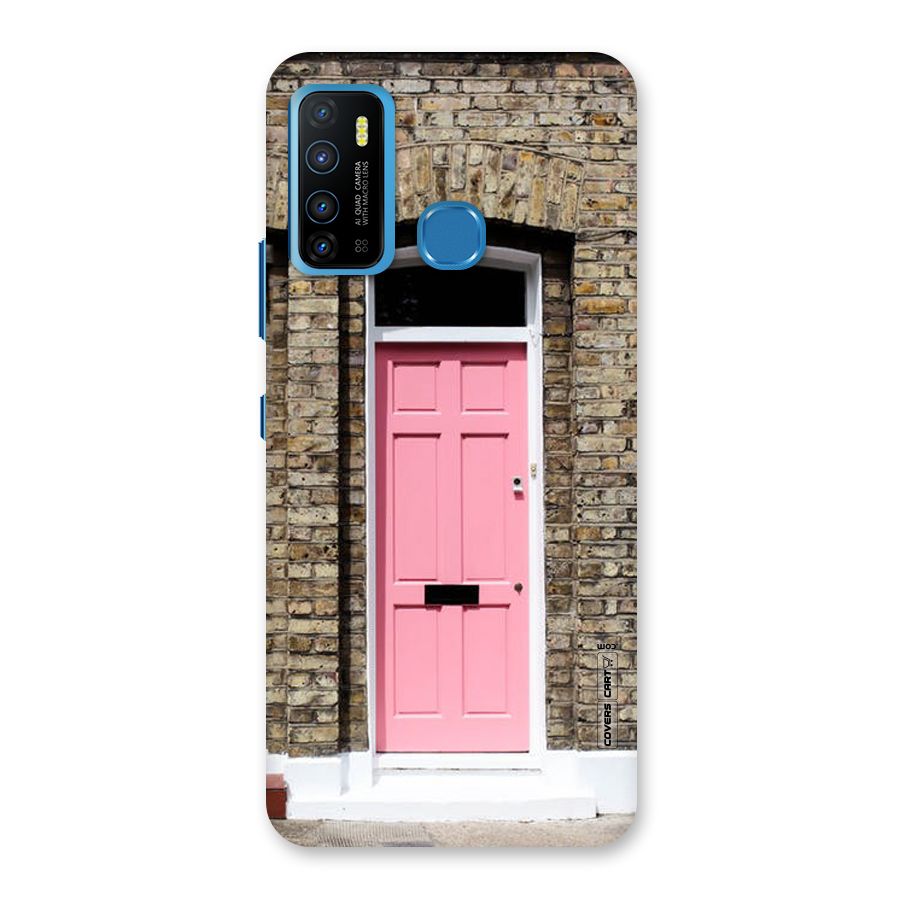 Pastel Pink Door Back Case for Infinix Hot 9