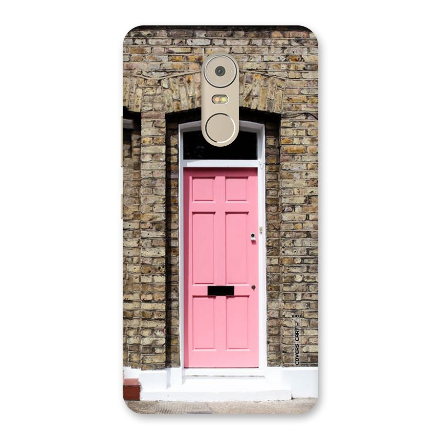 Pastel Pink Door Back Case for Lenovo K6 Note