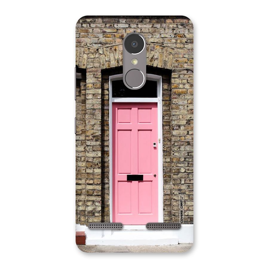 Pastel Pink Door Back Case for Lenovo K6 Power