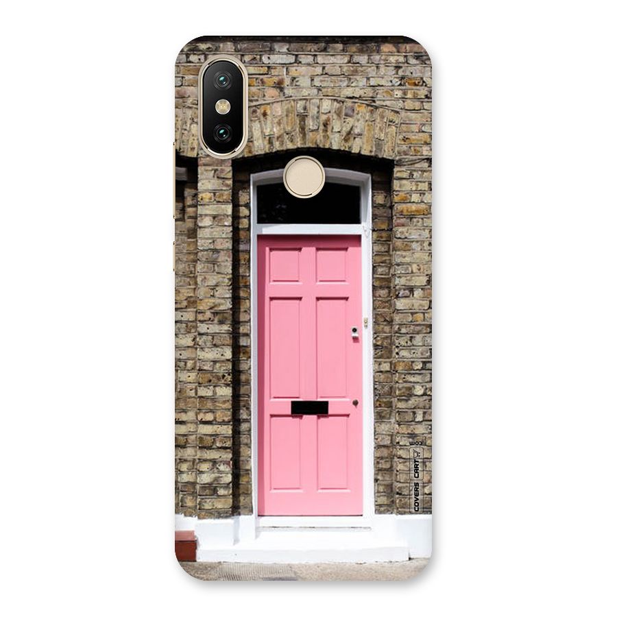 Pastel Pink Door Back Case for Mi A2