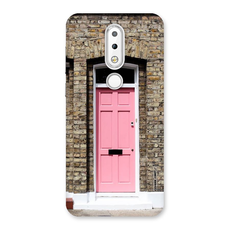 Pastel Pink Door Back Case for Nokia 6.1 Plus