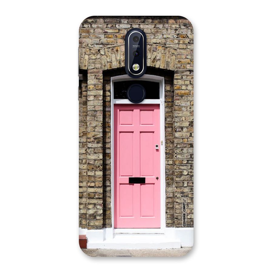 Pastel Pink Door Back Case for Nokia 7.1