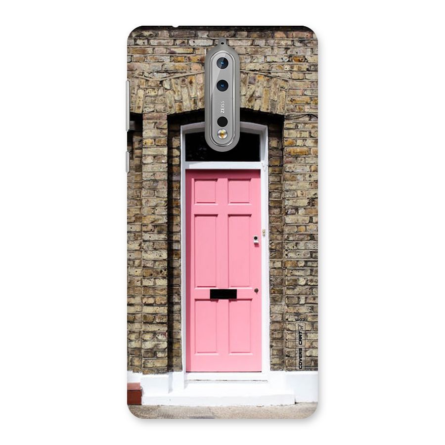 Pastel Pink Door Back Case for Nokia 8