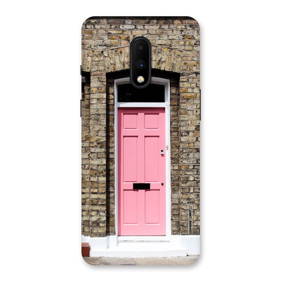 Pastel Pink Door Back Case for OnePlus 7