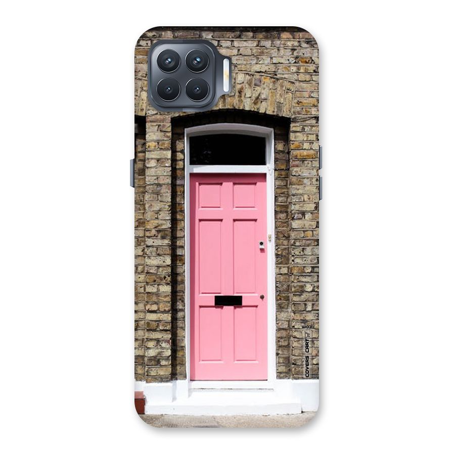 Pastel Pink Door Back Case for Oppo F17 Pro