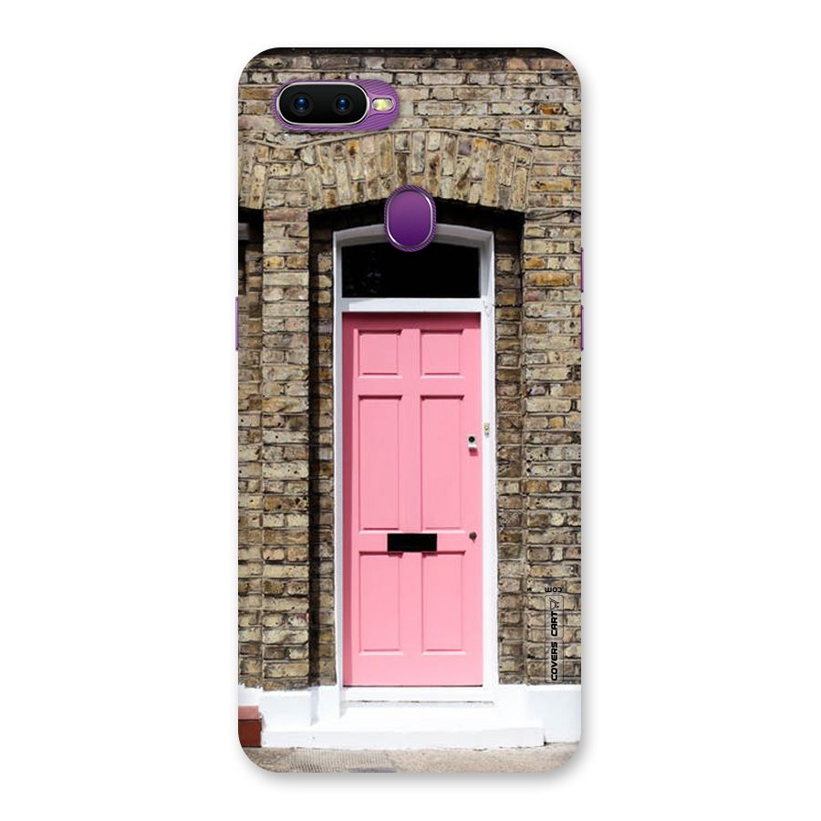 Pastel Pink Door Back Case for Oppo F9