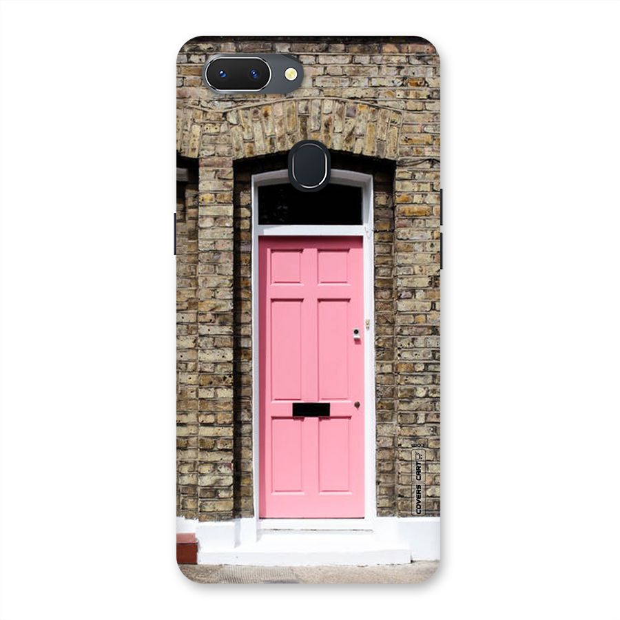 Pastel Pink Door Back Case for Oppo Realme 2