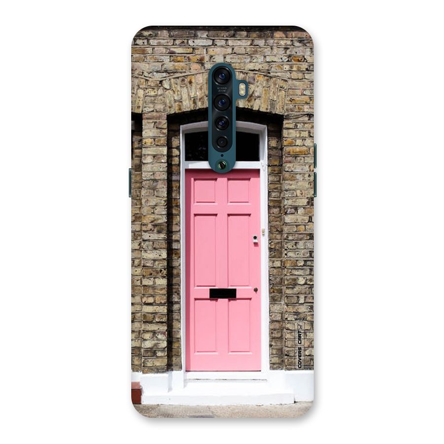 Pastel Pink Door Back Case for Oppo Reno2