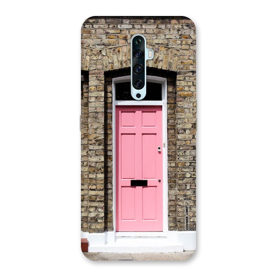 Pastel Pink Door Back Case for Oppo Reno2 Z