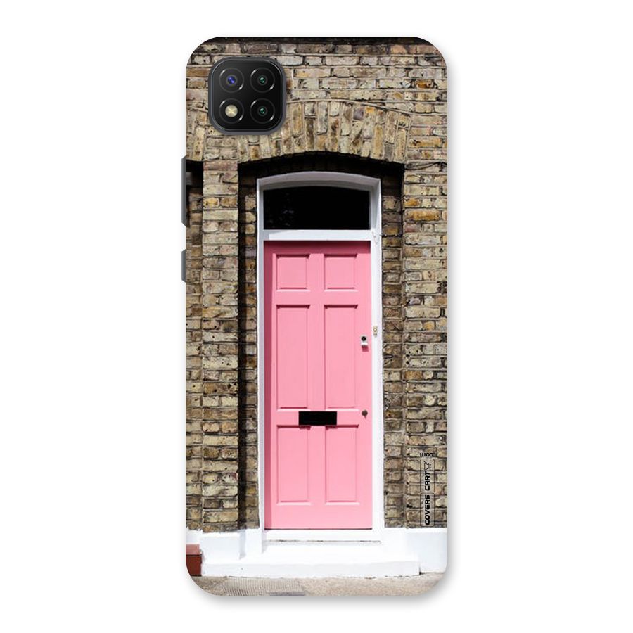 Pastel Pink Door Back Case for Poco C3
