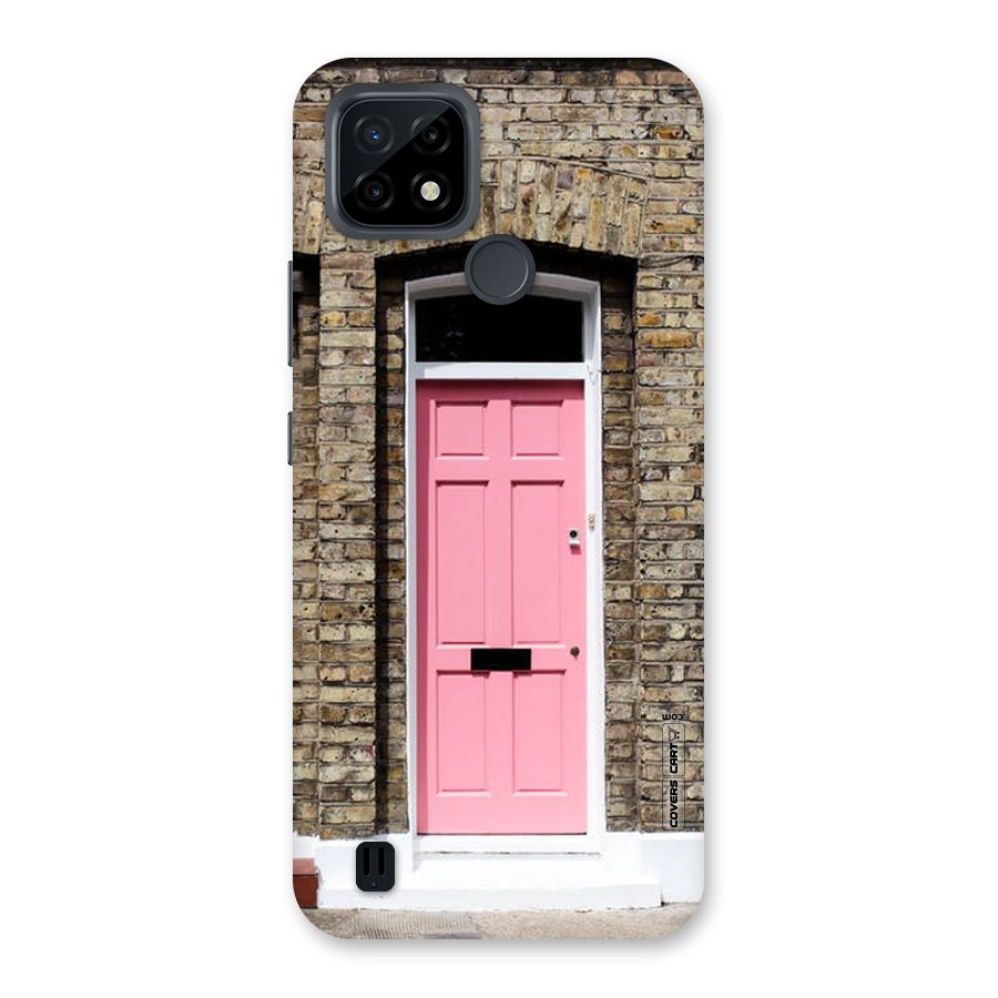 Pastel Pink Door Back Case for Realme C21