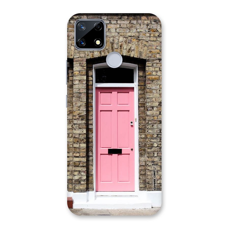 Pastel Pink Door Back Case for Realme Narzo 20