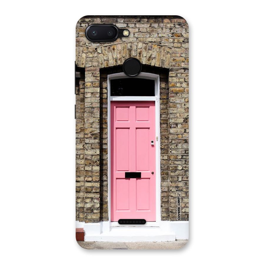 Pastel Pink Door Back Case for Redmi 6