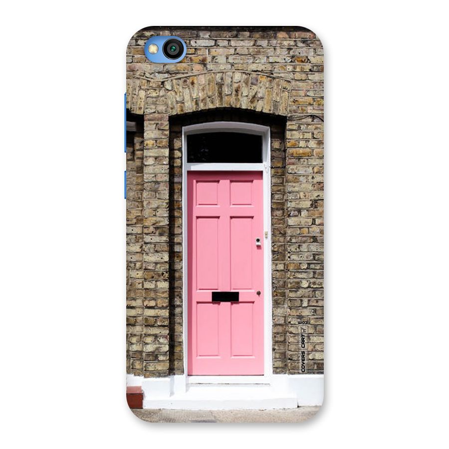 Pastel Pink Door Back Case for Redmi Go