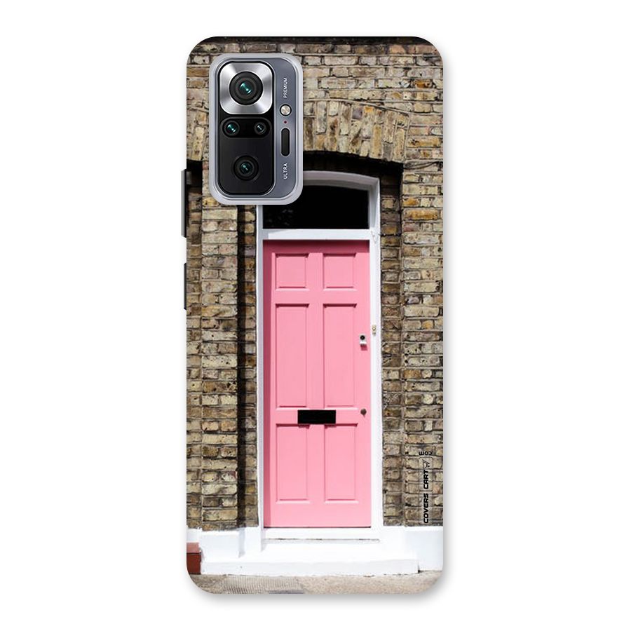 Pastel Pink Door Back Case for Redmi Note 10 Pro