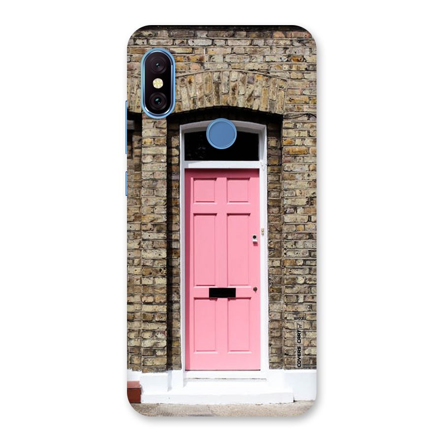 Pastel Pink Door Back Case for Redmi Note 6 Pro