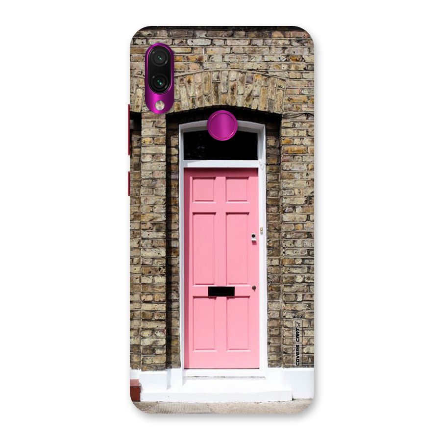 Pastel Pink Door Back Case for Redmi Note 7 Pro