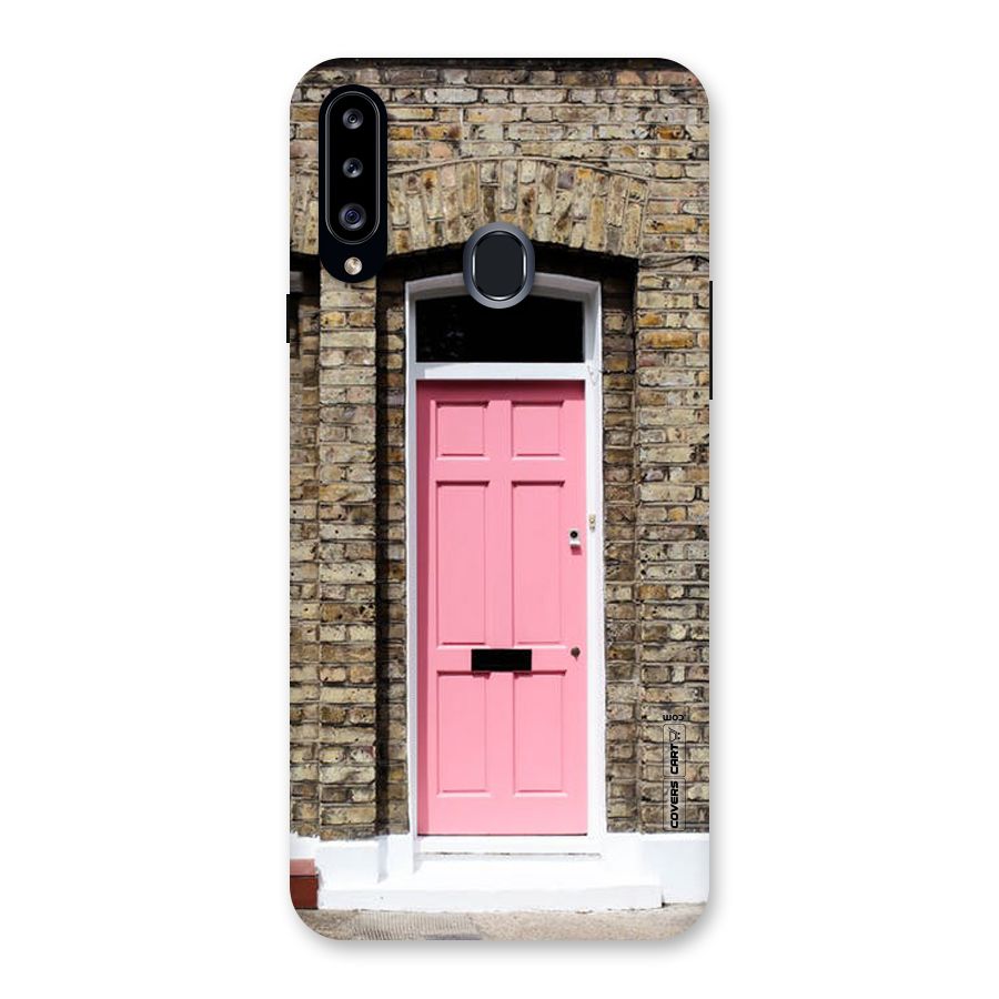 Pastel Pink Door Back Case for Samsung Galaxy A20s