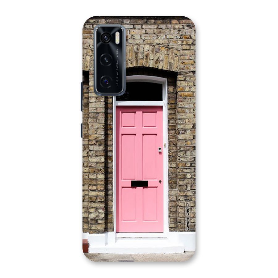 Pastel Pink Door Back Case for Vivo V20 SE