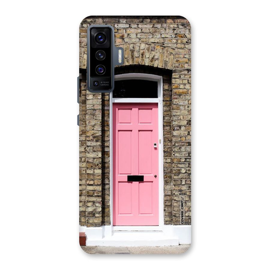 Pastel Pink Door Back Case for Vivo X50