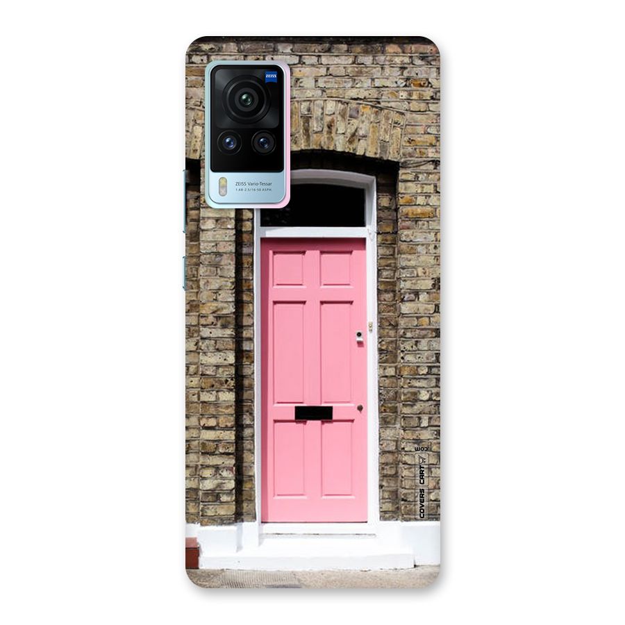 Pastel Pink Door Back Case for Vivo X60 Pro