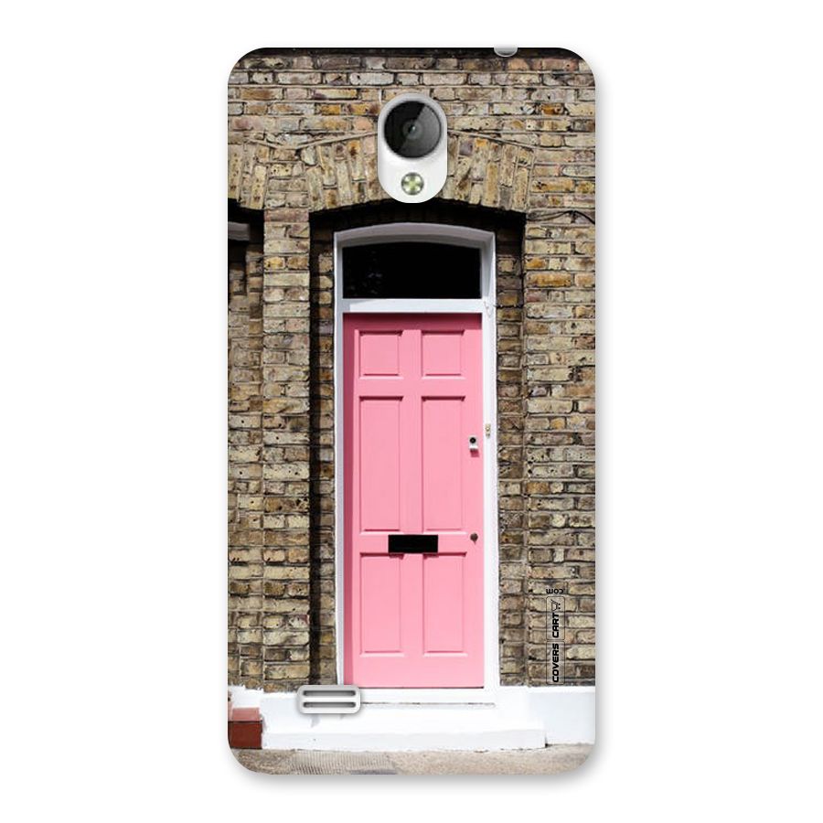 Pastel Pink Door Back Case for Vivo Y21