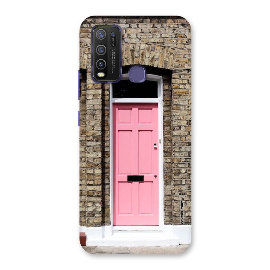 Pastel Pink Door Back Case for Vivo Y50