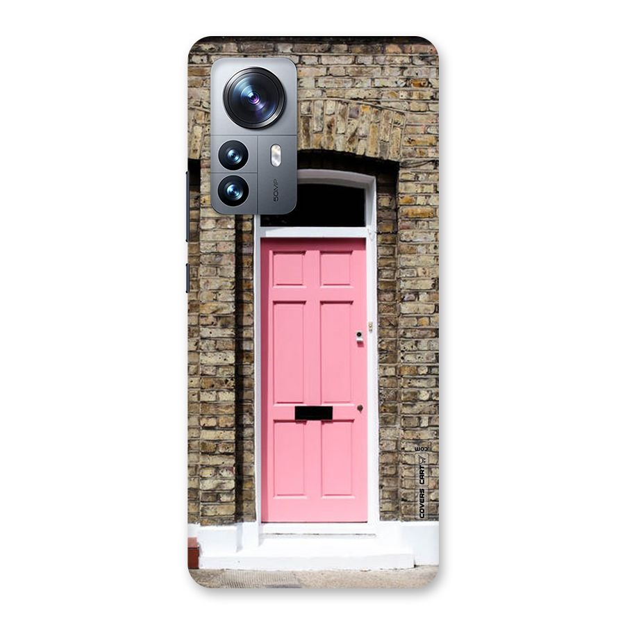 Pastel Pink Door Back Case for Xiaomi 12 Pro