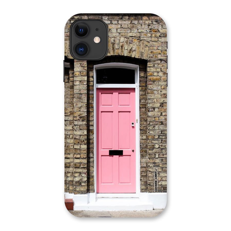 Pastel Pink Door Back Case for iPhone 11