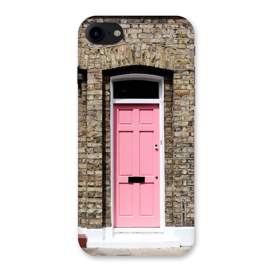 Pastel Pink Door Back Case for iPhone SE 2020