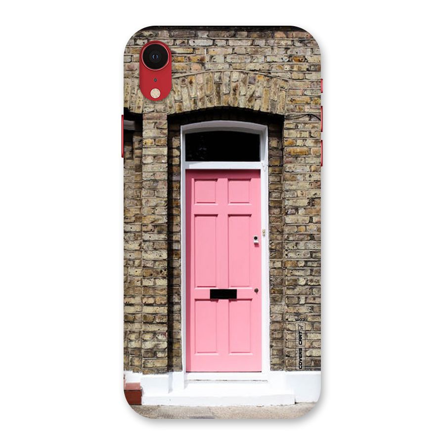 Pastel Pink Door Back Case for iPhone XR