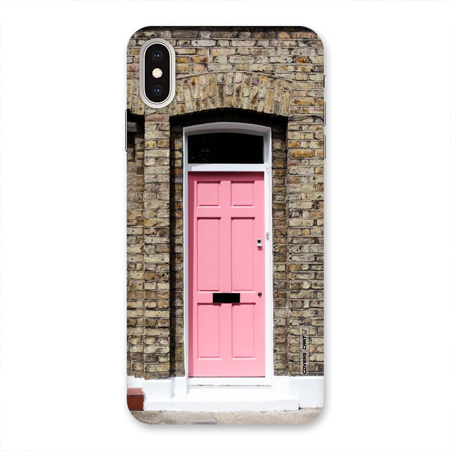 Pastel Pink Door Back Case for iPhone XS Max