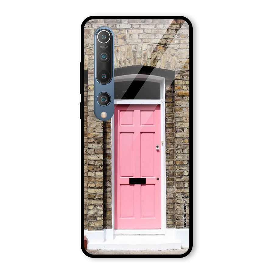 Pastel Pink Door Glass Back Case for Mi 10