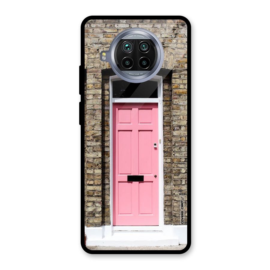 Pastel Pink Door Glass Back Case for Mi 10i