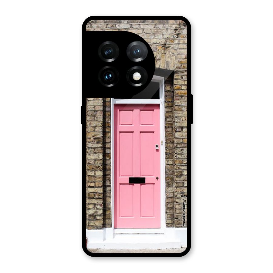 Pastel Pink Door Glass Back Case for OnePlus 11