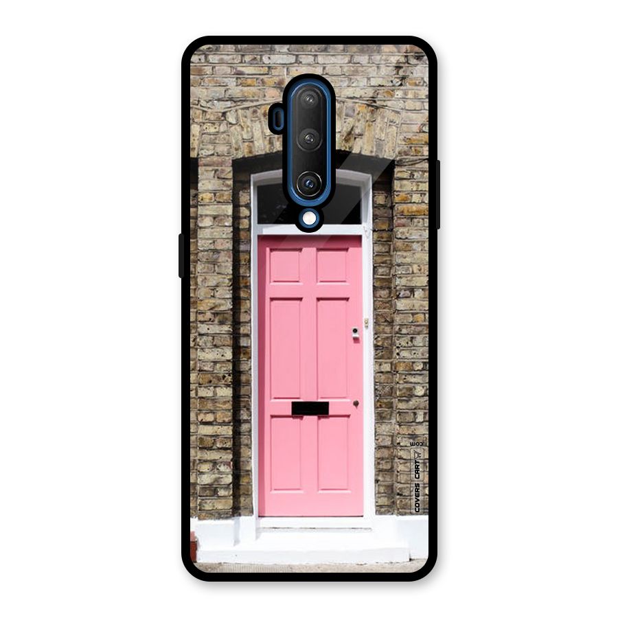 Pastel Pink Door Glass Back Case for OnePlus 7T Pro