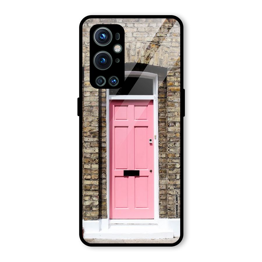 Pastel Pink Door Glass Back Case for OnePlus 9 Pro