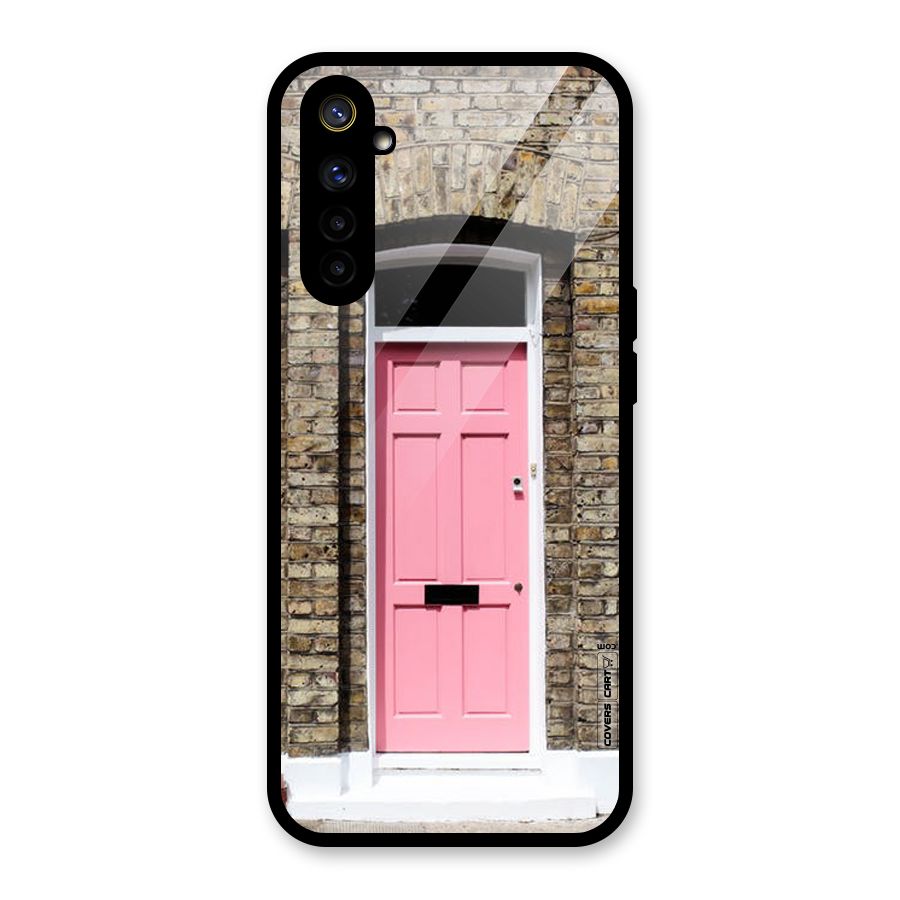 Pastel Pink Door Glass Back Case for Realme 6