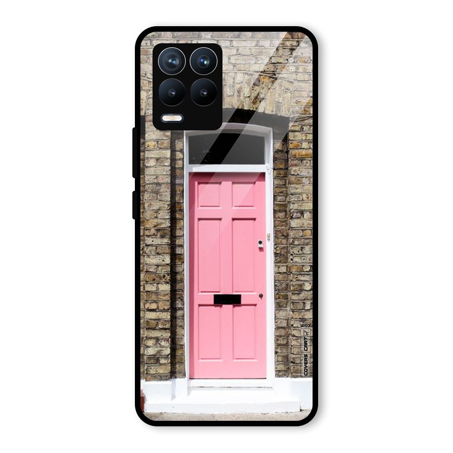 Pastel Pink Door Glass Back Case for Realme 8 Pro