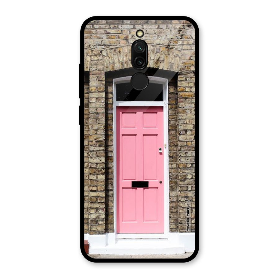 Pastel Pink Door Glass Back Case for Redmi 8