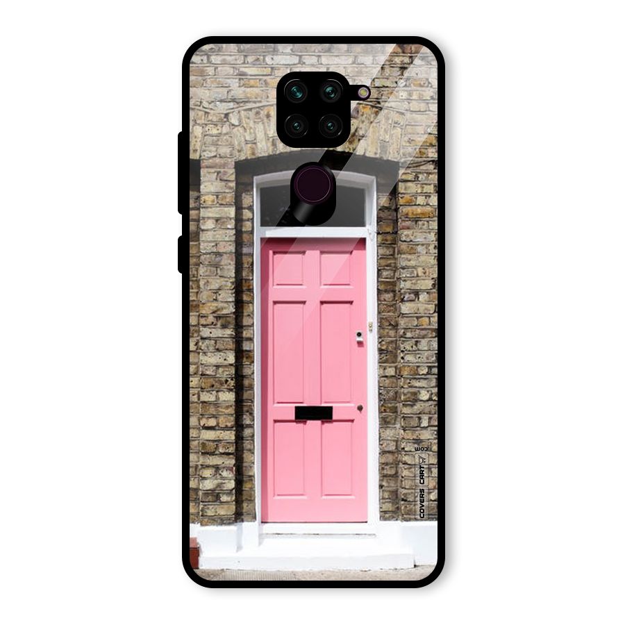 Pastel Pink Door Glass Back Case for Redmi Note 9