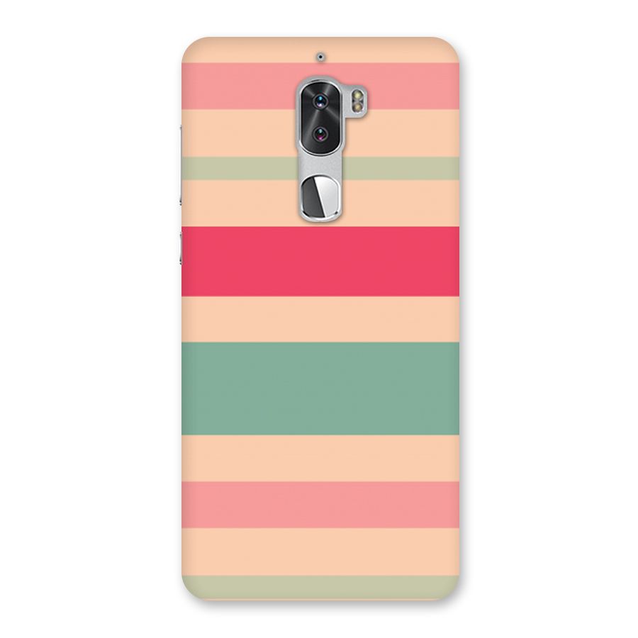 Pastel Stripes Vintage Back Case for Coolpad Cool 1