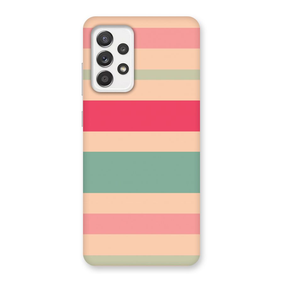 Pastel Stripes Vintage Back Case for Galaxy A52