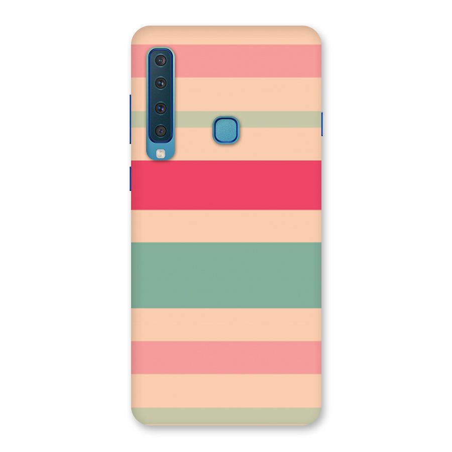 Pastel Stripes Vintage Back Case for Galaxy A9 (2018)