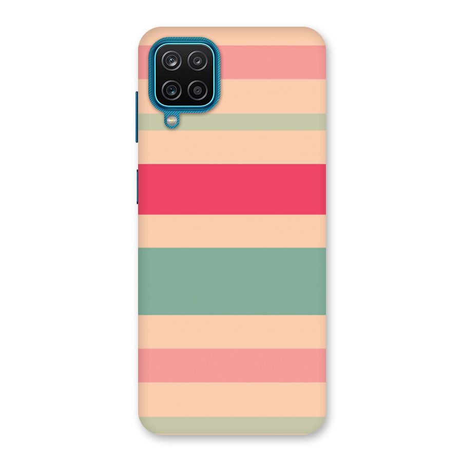 Pastel Stripes Vintage Back Case for Galaxy F12